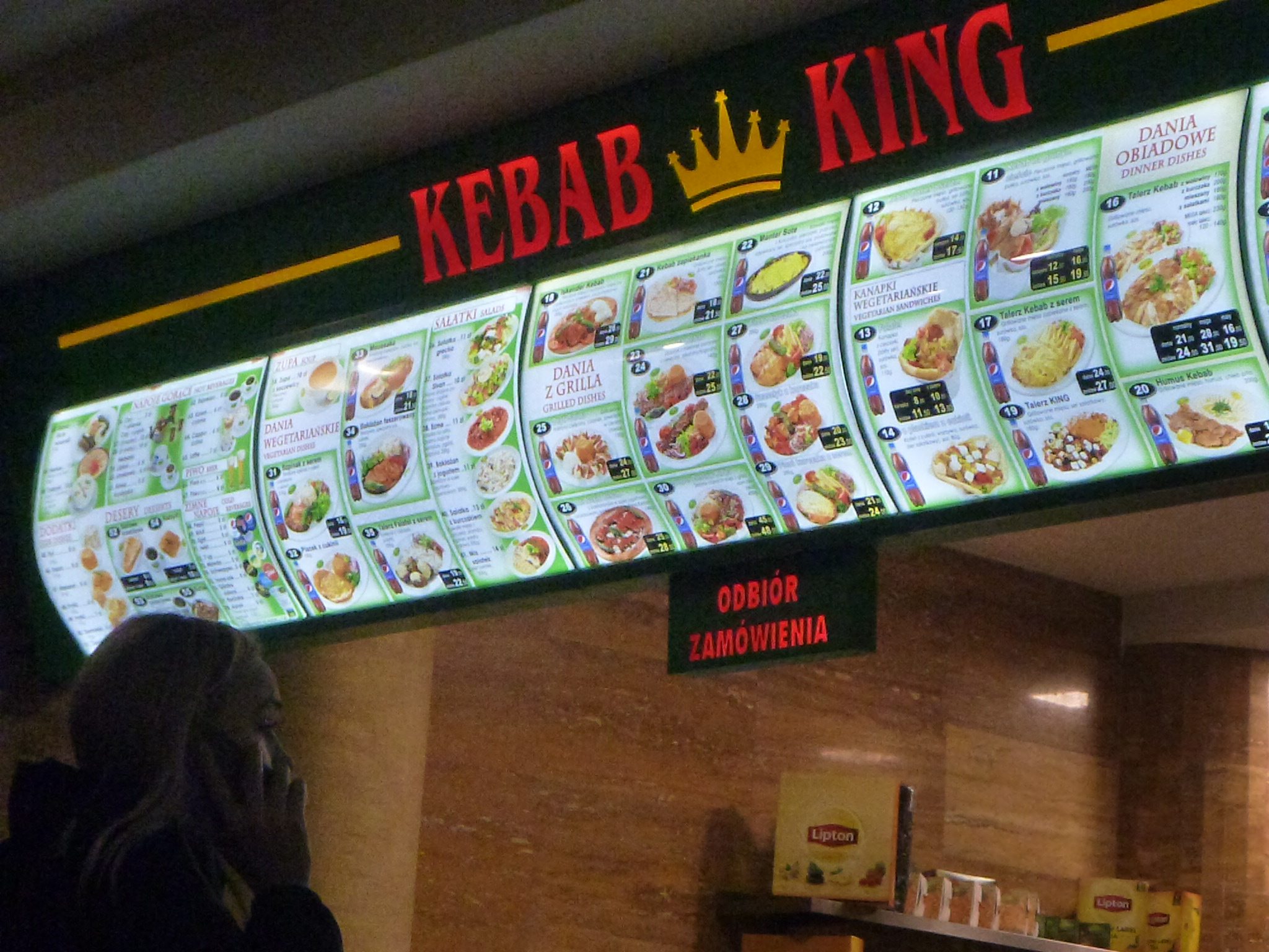 kebab king menu
